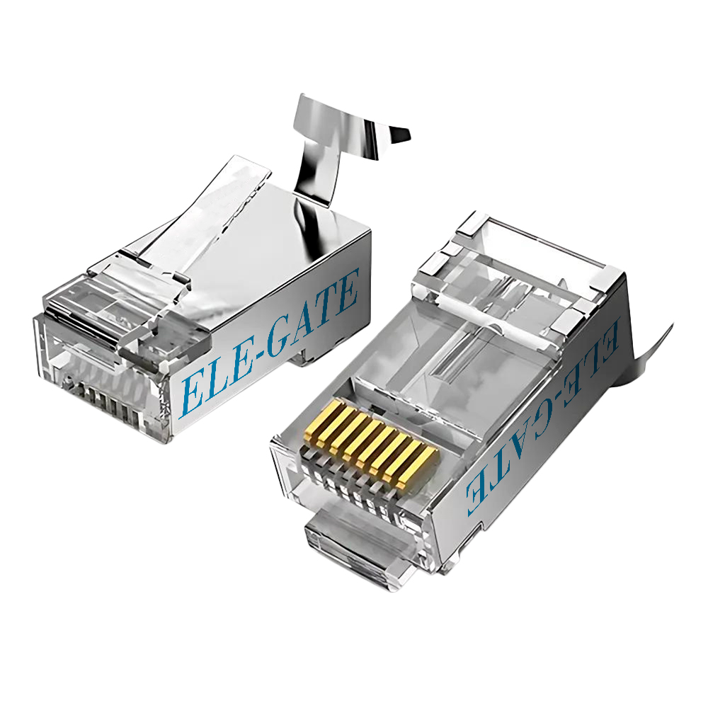 Plug Rj45 Cat7 Paquete 100 PZS con Blindaje de Aluminio - Image 3