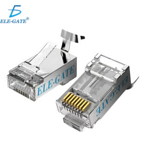 Plug Rj45 Cat7 Paquete 100 PZS con Blindaje de Aluminio