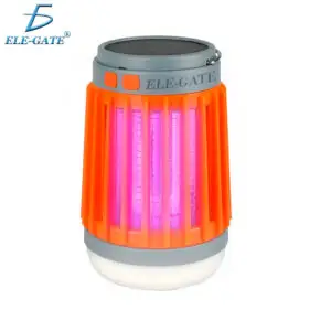 Lampara Anti mosquitos UV con Luz de Emergencia Carga Solar o por  USB