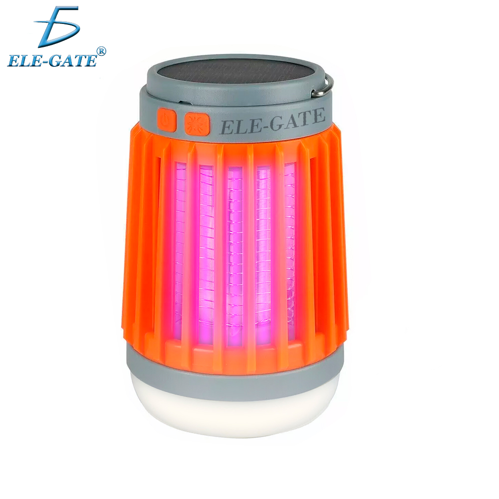 Lampara Anti mosquitos UV con Luz de Emergencia Carga Solar o por USB