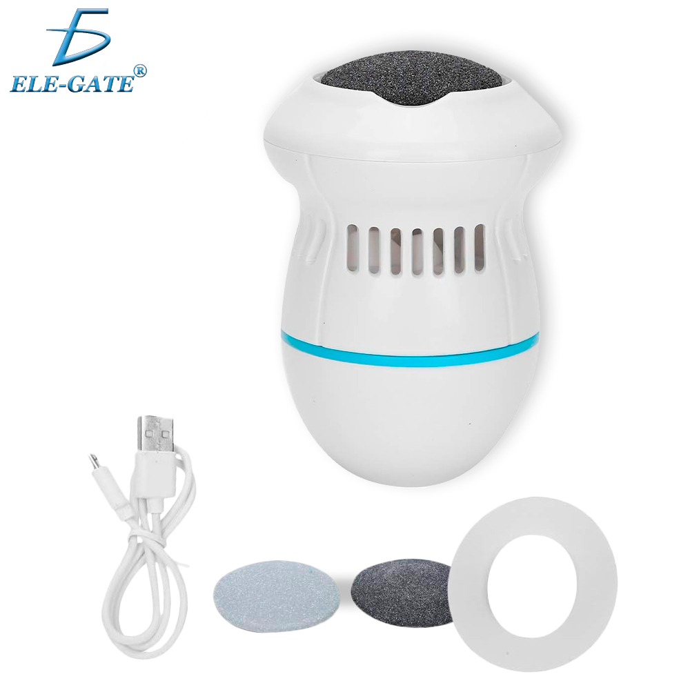 Removedor de Callos Eléctrico Recargable Redonda para Quitar Callosidades Piel Agrietada o para Pedicura