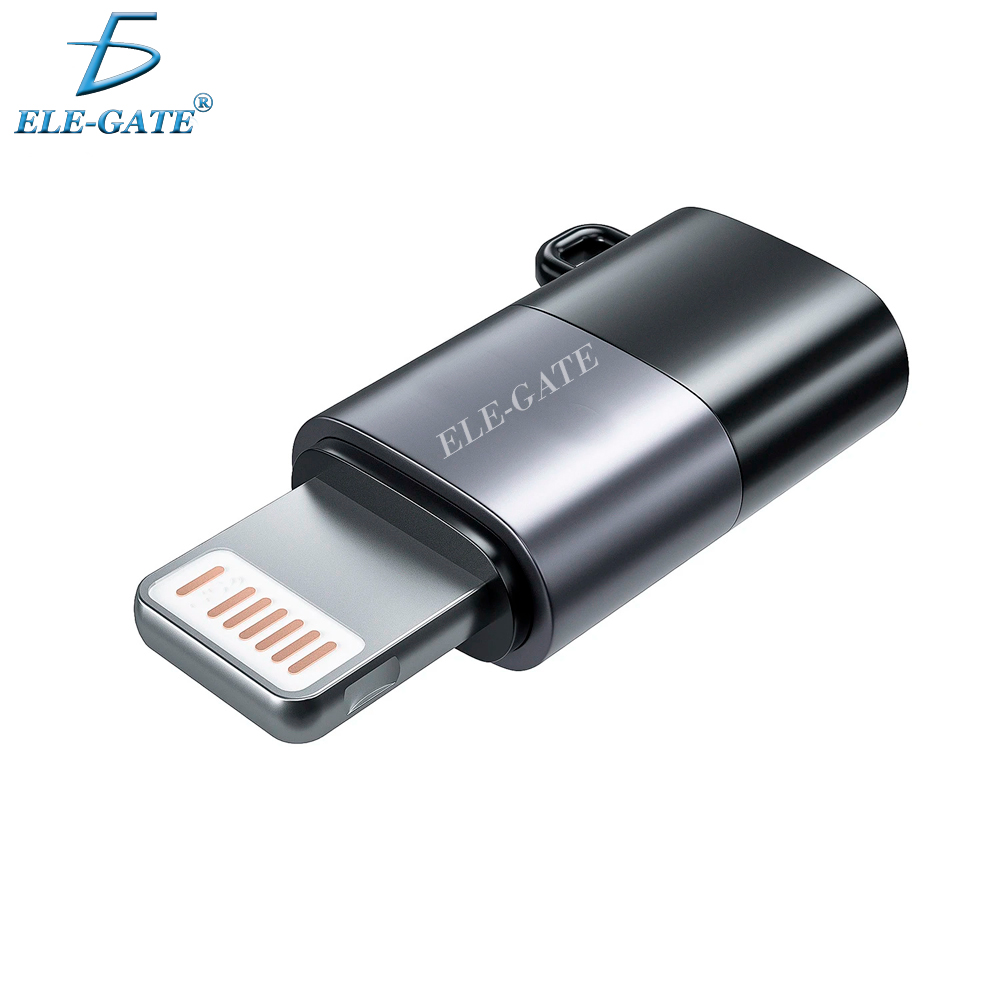 Adaptador Lightning 2.1 mAx Plug and Play a USB C