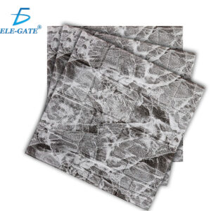 Paquete de 10 Paneles de Pared de Espuma XPE Aislante con Autoadhesivo 35x38.5 cm con Diseños Texturizados