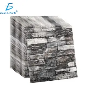 Paneles XPE Autoadhesivos 10 pzs Piedra Gris Oscuro 35 x 38.5 cm ELE-GATE
