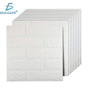 Paquete de 10 Paneles de Pared de Espuma XPE Aislante con Autoadhesivo 35x38.5 cm con Diseños Texturizados