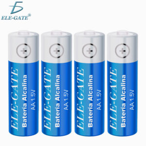 Paquete de 4 Pila Alcalinas sin Mercurio AA de 1.5V 48x13mm 2300 MaH