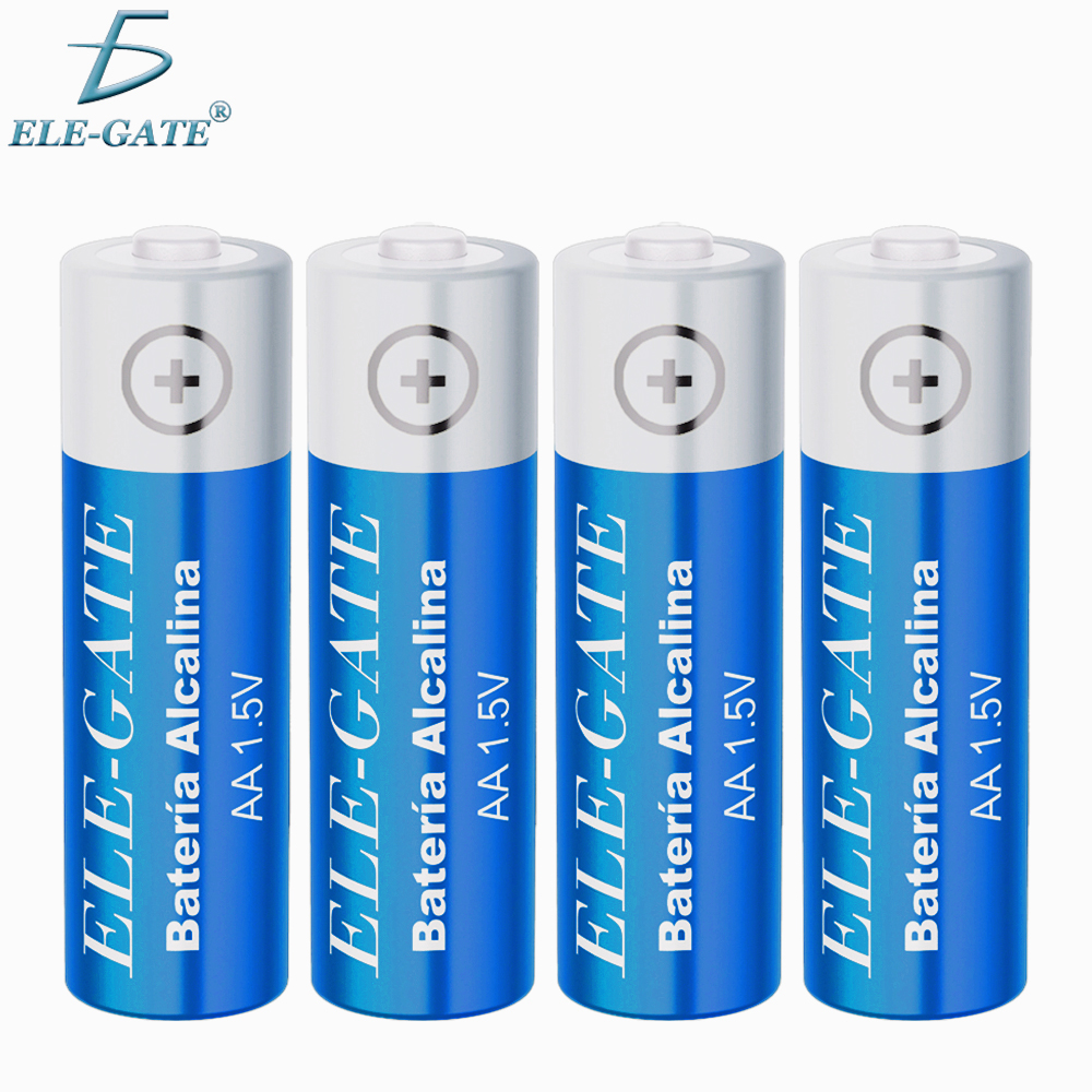 Paquete de 4 Pila Alcalinas sin Mercurio AA de 1.5V 48x13mm 2300 MaH