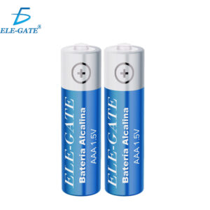 Paquete de 2 Pila Alcalinas sin Mercurio AAA de 1.5V Tamaño 42 x 9mm 1000 MaH