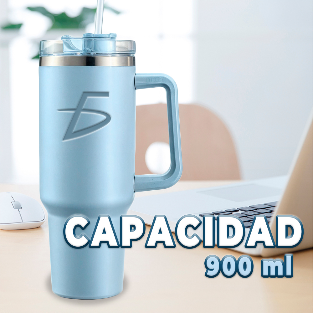 Vaso Térmico 900ml que Conserva por 10 Horas tus Bebidas Frías o Calientes - Image 2