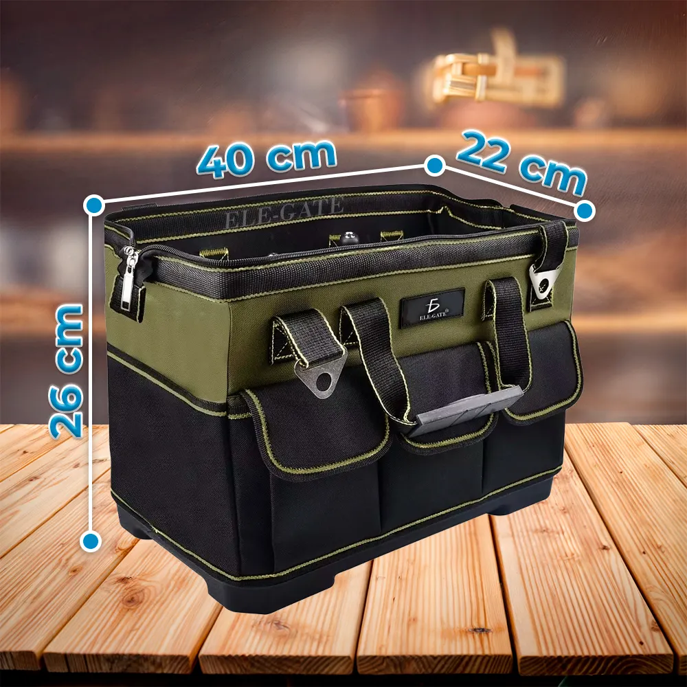 Bolsa de Herramientas con Base Moldeada Impermeable con Organizador - Imagen 4