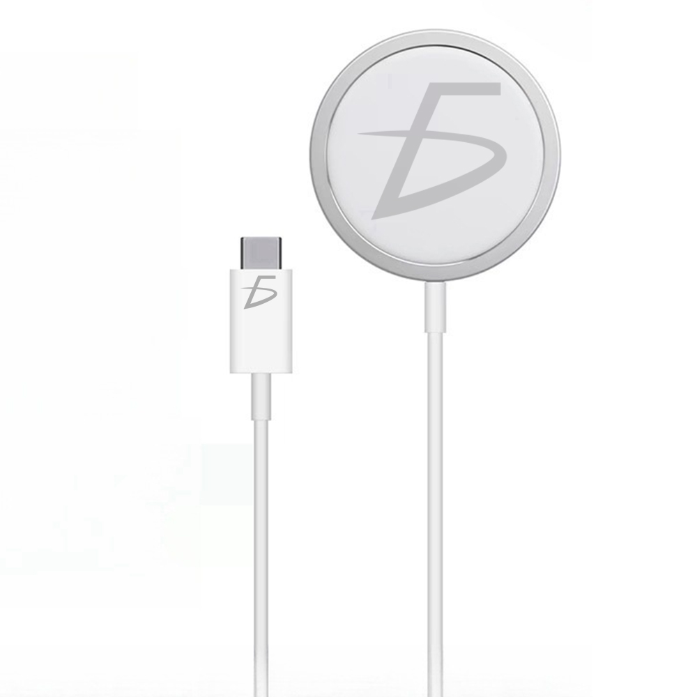 Cargador Rapido Inalámbrico 15W Compatible con MagSafe cable tipo C - Image 3