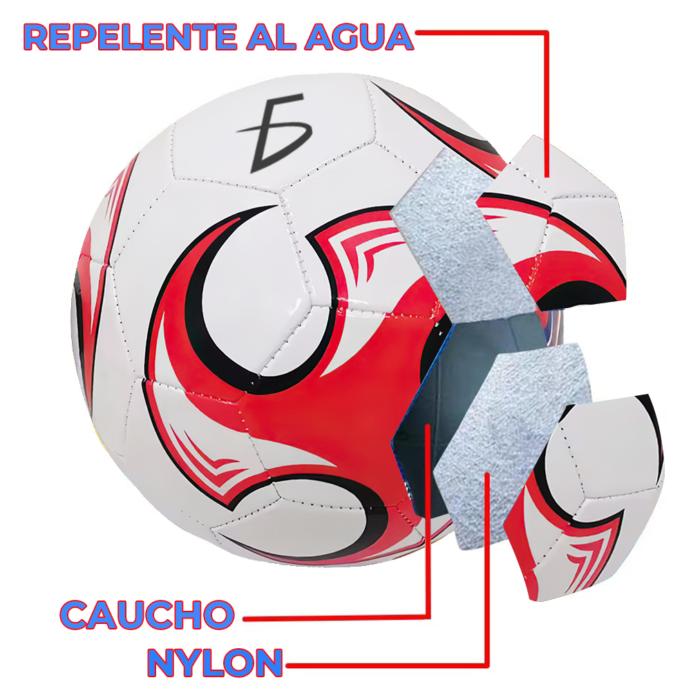Balón de Fútbol Tamaño 4 para Entrenamiento y Partidos Recreativos - Image 4