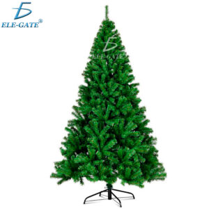 Árbol de Navidad Verde Artificial de 210cm con Ramas Flexibles y Follaje Abundante