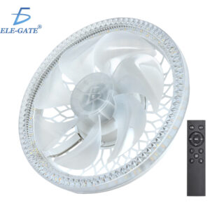 Lampara Led 23W con Ventilador de 12 W y Control Remoto Luz Cálida y Fría