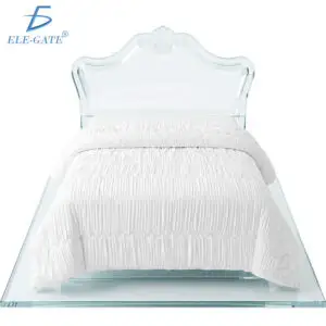 Colcha Blancas Acolchada Elegante y Fina