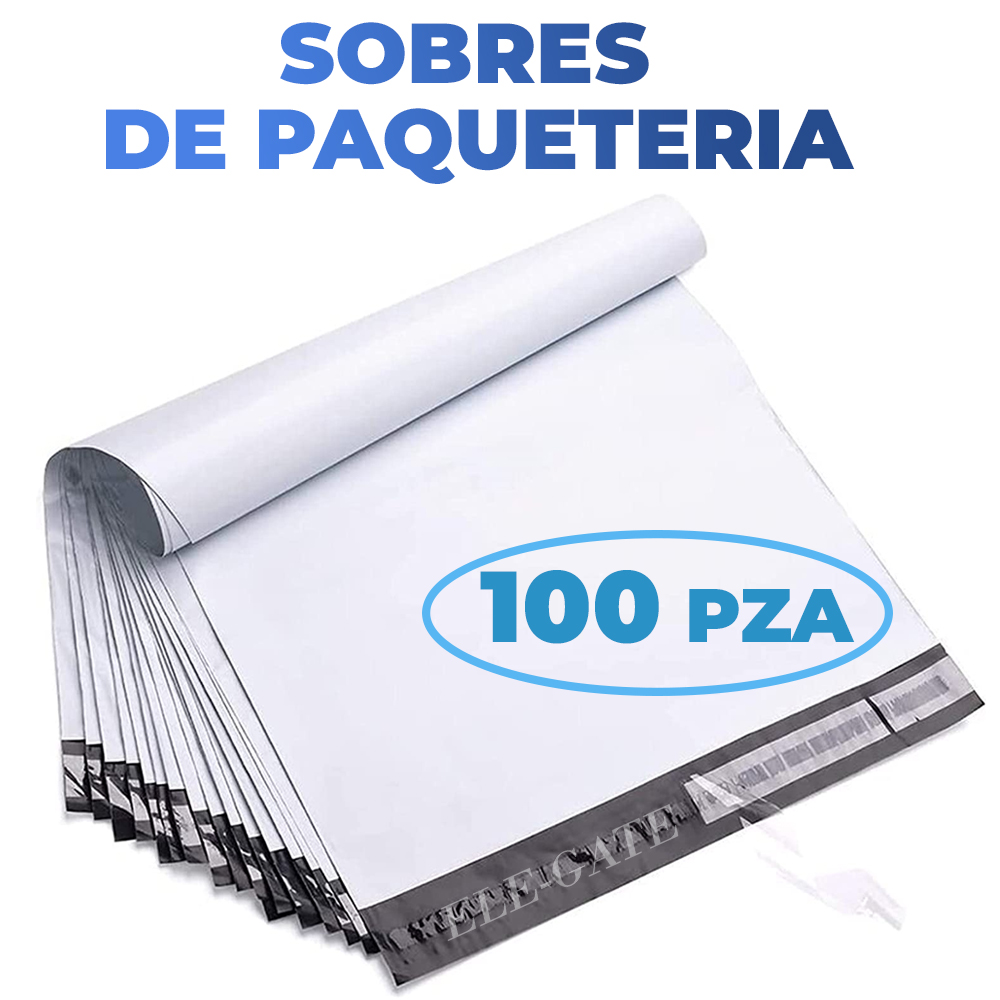 Paquete de 100pzs de Bolsas Sobre PolyMailer para Envíos de Paquetería de 25 x 35 cm - Image 2