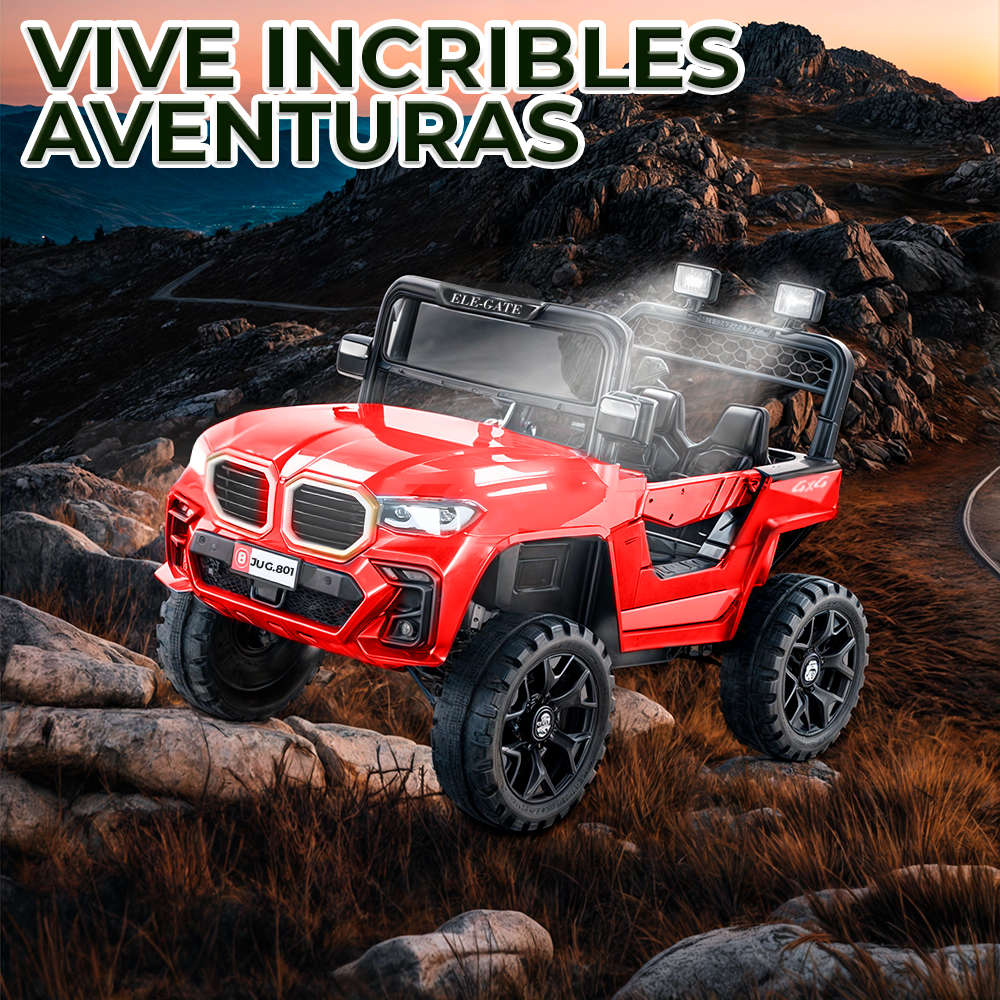 Coche Montable Todo Terreno 4×4 con Control Remoto y Luces RGB - Image 2