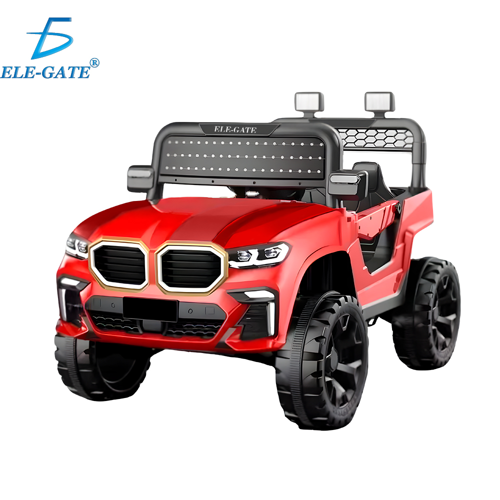 Coche Montable Todo Terreno 4×4 con Control Remoto y Luces RGB