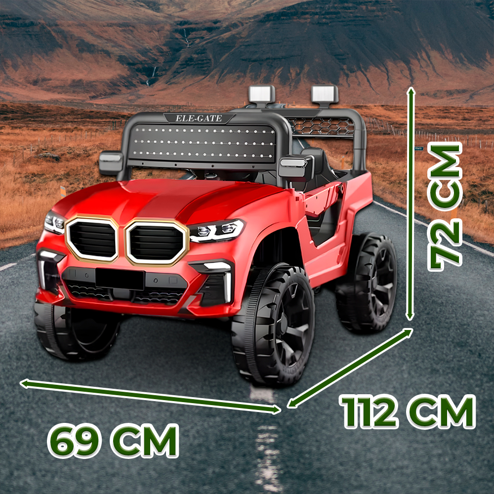 Coche Montable Todo Terreno 4×4 con Control Remoto y Luces RGB - Image 4