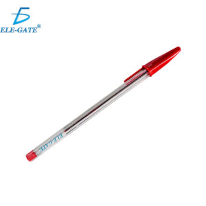 Pluma Roja Punto Medio Cristal