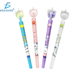 Pluma con Esfera Kawaii Giratoria