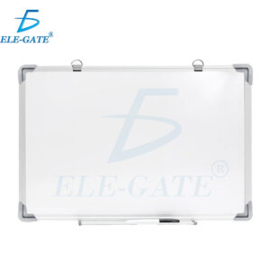 Pizarrón Blanco Doble Cara de 30x40cm Imantado con Soporte de Pared