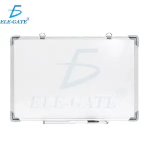 Pizarrón Blanco Doble Cara de 30x40cm Imantado con Soporte de Pared