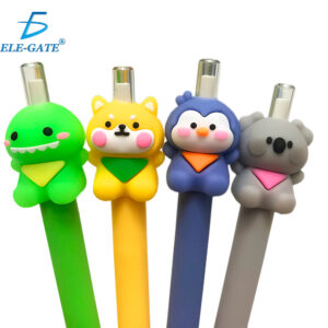 Lápiz Infinito Cute Pets, 4 Diseños Divertidos de Rana, Perro, Pingüino y Koala