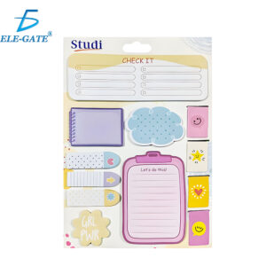 Planilla de Stickers Tipo Post It con Diseños Coquete