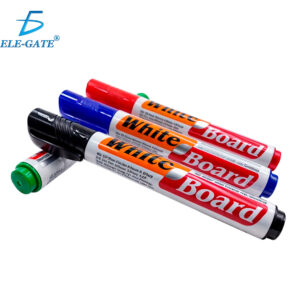Set de 4 Plumones Borrables para Pizarrones Blancos, Negro, Rojo, Azul y Verde