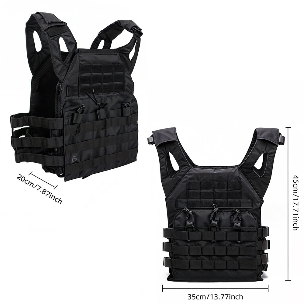 Chaleco Táctico con Ajuste de Velcro y Cordones de Alta Resistencia - Image 4