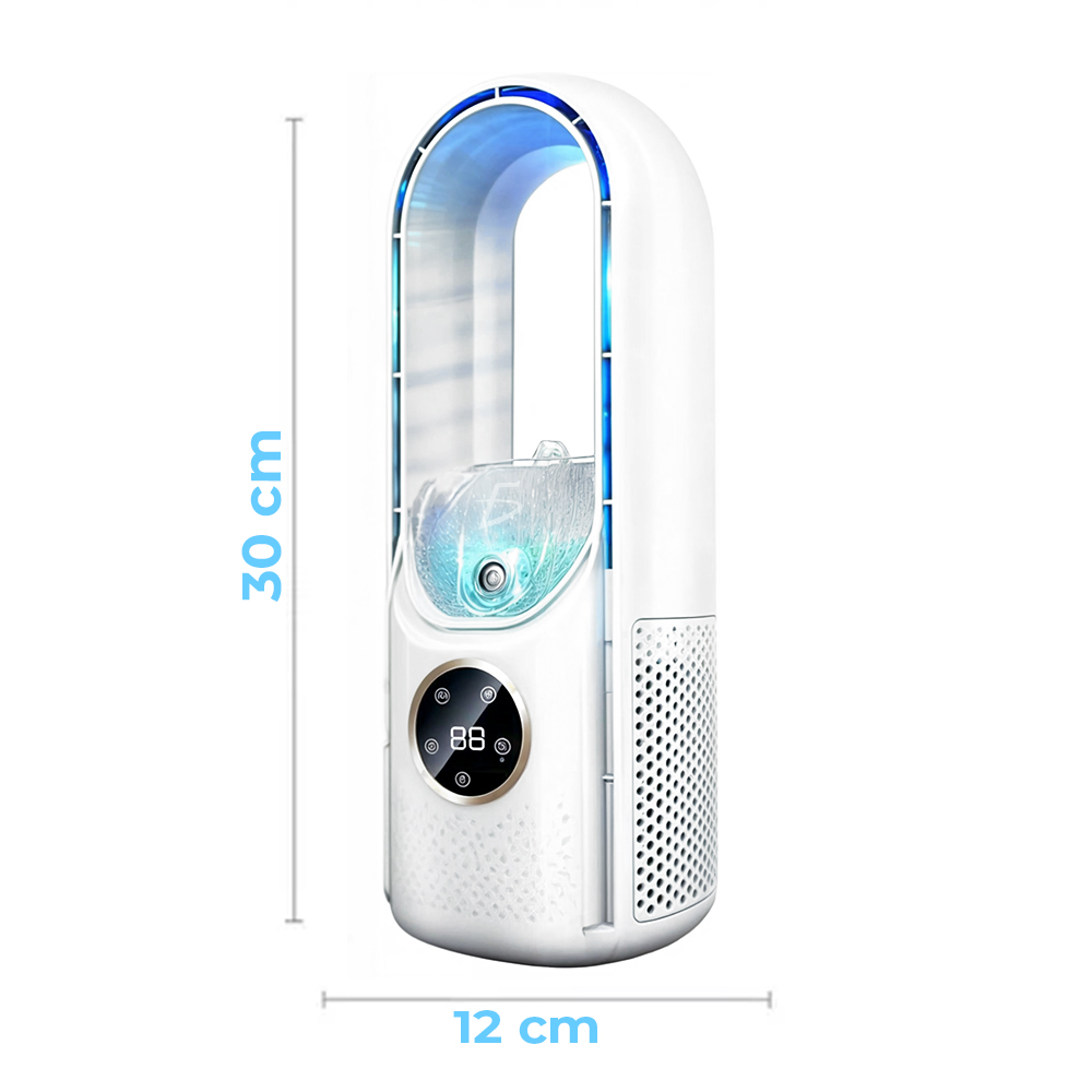 Ventilador Sin Aspas con Humificador 6 Velocidades con Pantalla Digital - Image 5