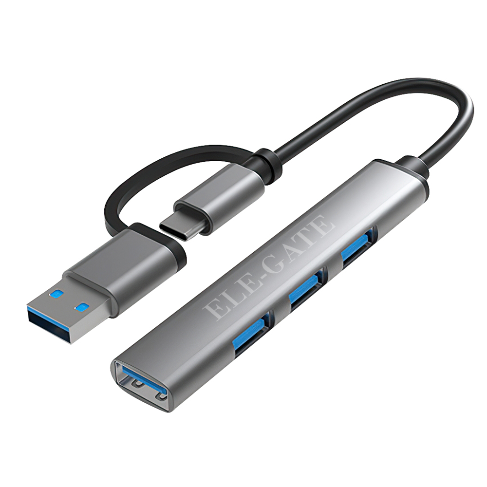 Hub USB Type C 3.0 2 en 1 Con 4 Puertos USB 5Gbps - Image 3