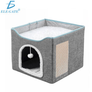 Cama para Gato Plegable con Cojín Súper Suave: ¡Máxima Comodidad para tu Mascota!