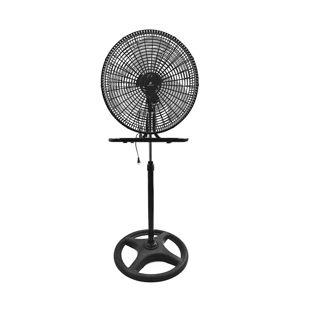 Ventiladores de 18″ Pedestal, Piso, Pared con Aspas Aerodinámicas Metálicas 3 Velocidades Y Rejilla Plástica - Image 4