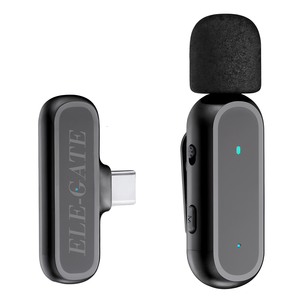 Micrófono Lavalier Inalámbrico con Base Cargadora y Carga Rápida Tipo C - Image 3