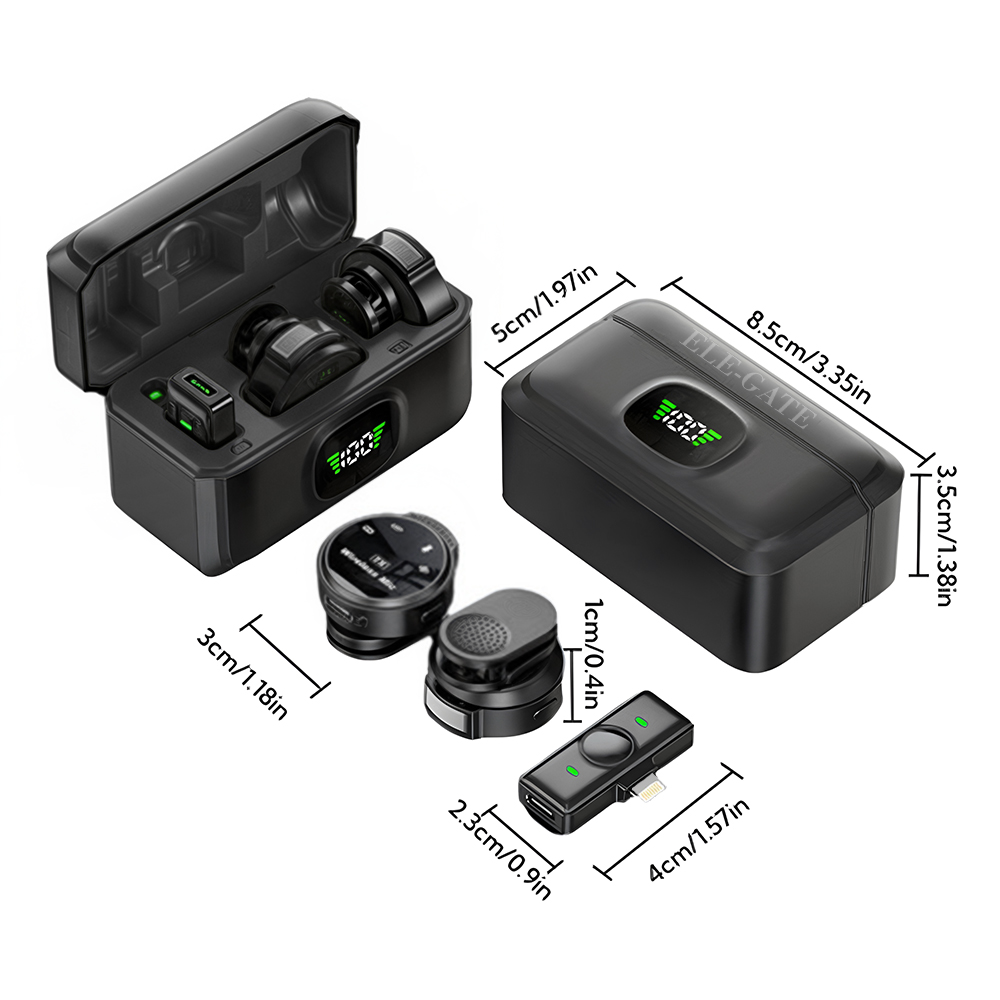 Juego de Micrófonos Lavalier Inalámbricos con Receptor Lightning - Image 4