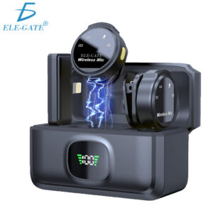 Juego de Micrófonos Lavalier Inalámbricos con Receptor Lightning