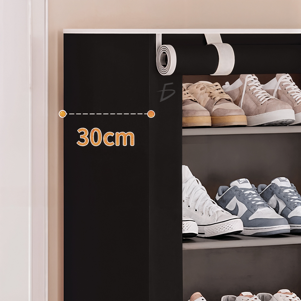 Zapatera de 6 Niveles con Funda Antipolvo y Cierre Frontal - Image 3