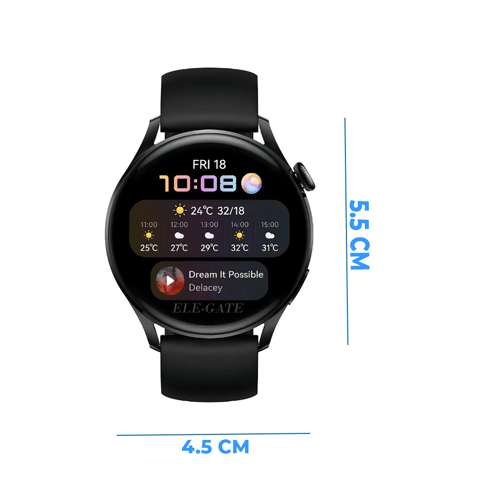 Reloj Inteligente con Diseño Redondo Unisex y Funciones Inteligentes - Image 4