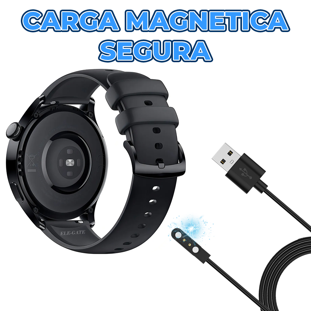 Reloj Inteligente con Diseño Redondo Unisex y Funciones Inteligentes - Image 3