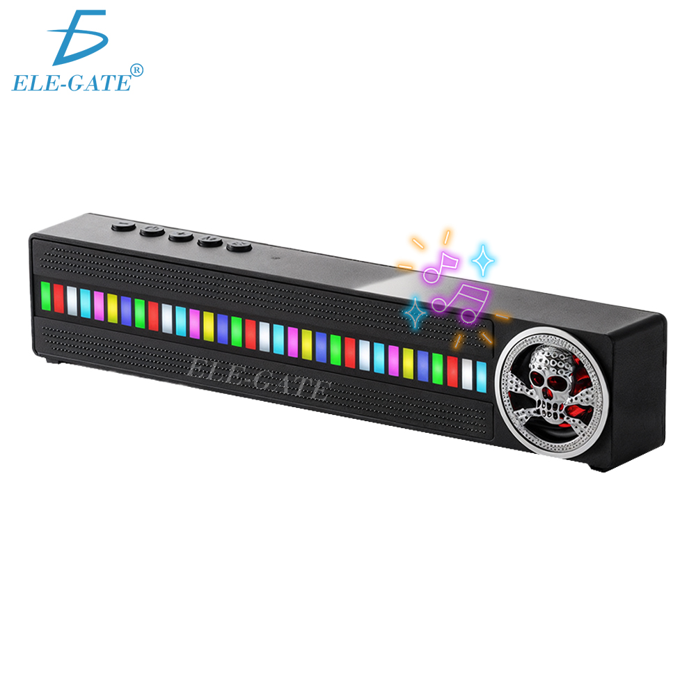 Bocina Bluetooth con Diseño de Calavera y Luces LED RGB