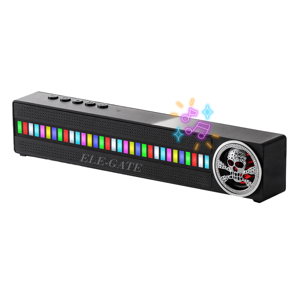 Bocina Bluetooth con Diseño de Calavera y Luces LED RGB - Image 3