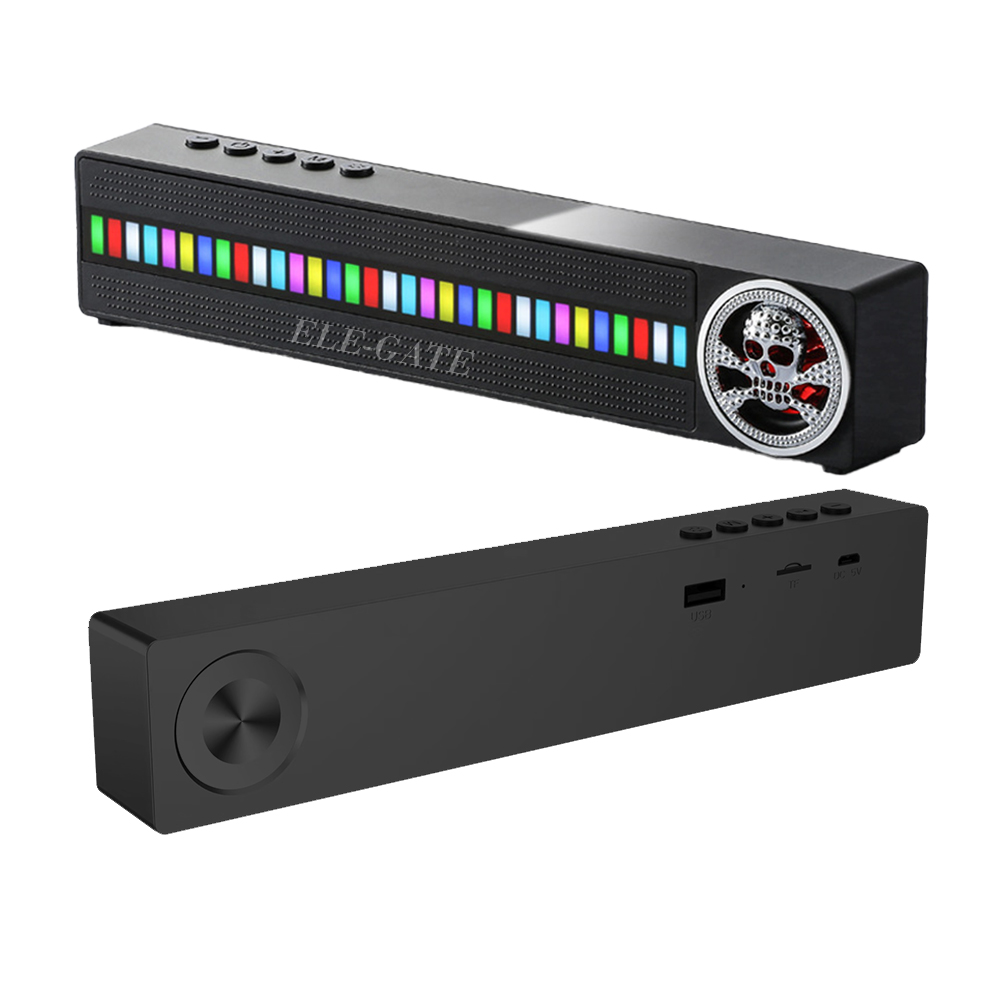 Bocina Bluetooth con Diseño de Calavera y Luces LED RGB - Image 2