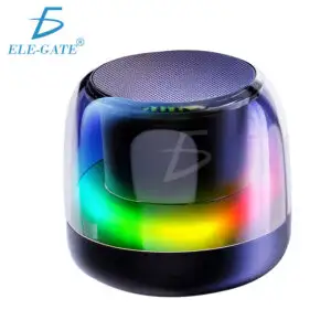 Altavoz Portátil con Luces RGB y Sonido Envolvente 360°