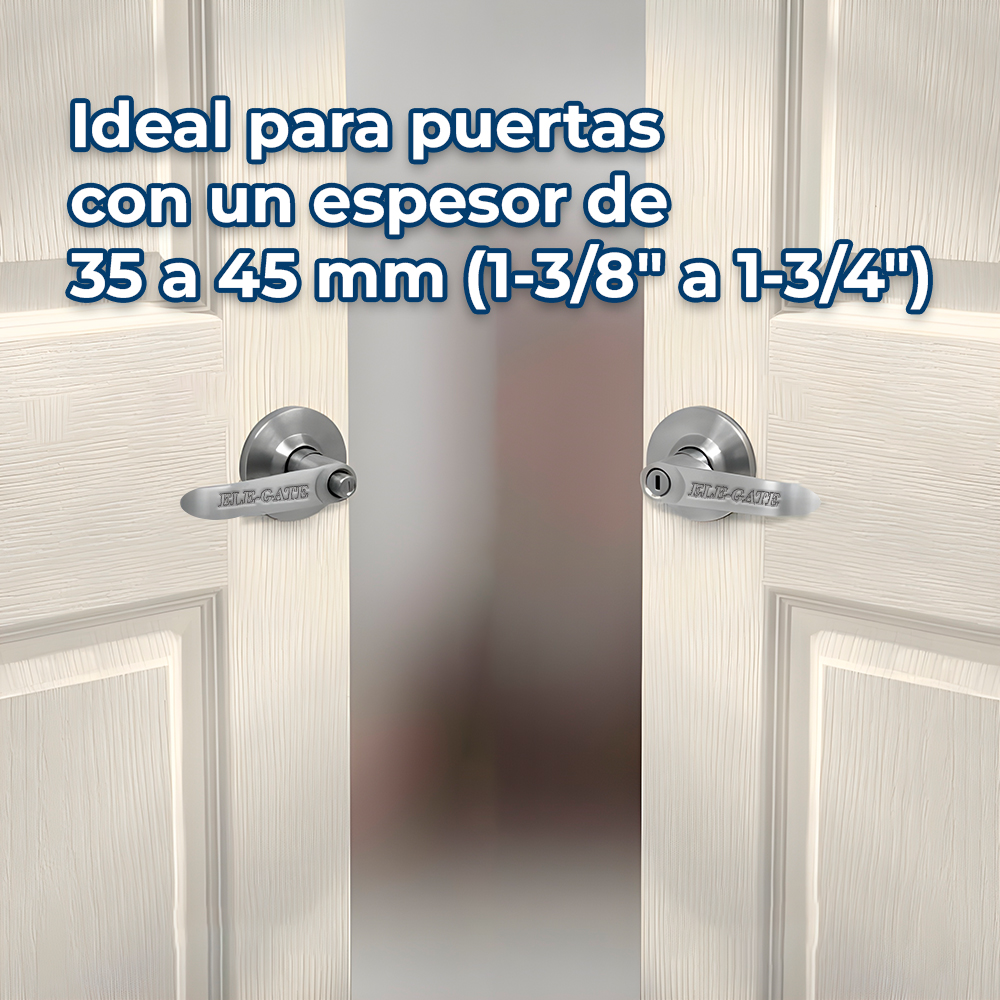 Cerradura para Baño Níquel Satinado - Image 4