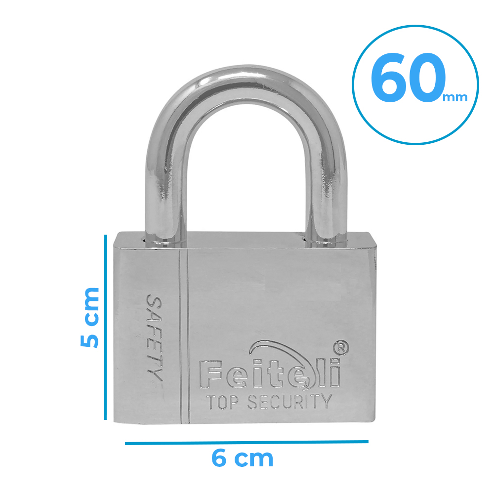 Candado Gancho Corto 60 mm de Hierro Solido - Image 3