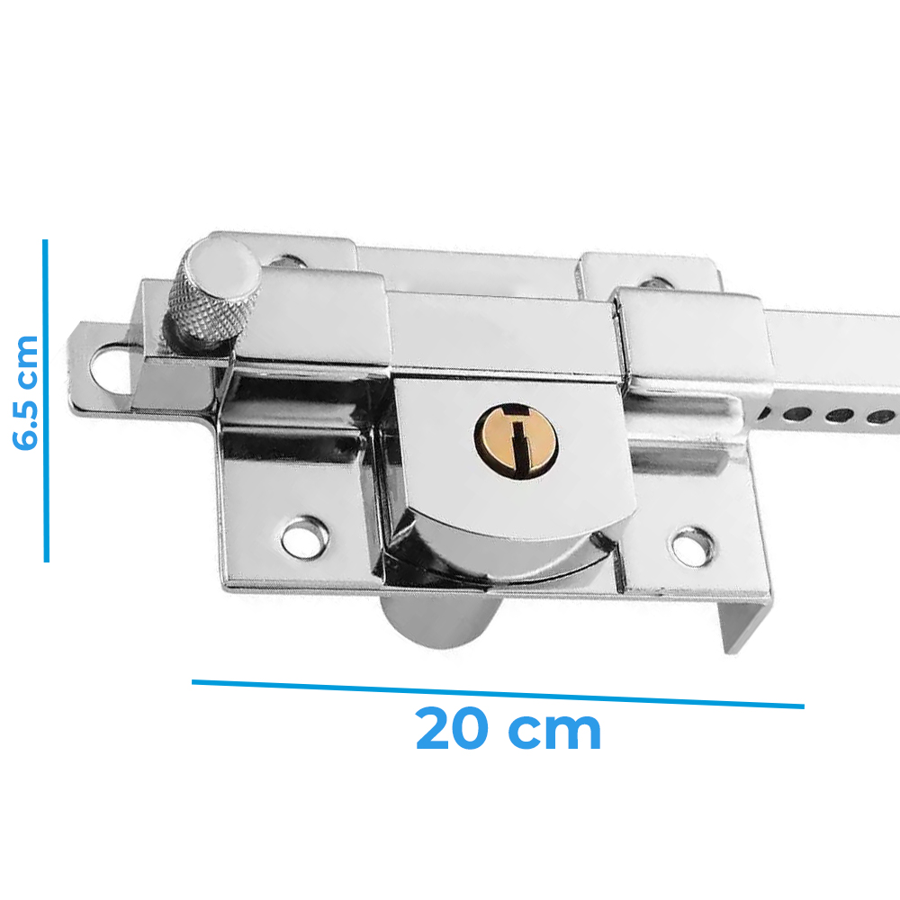 Cerradura de Barra Izquierda con Llave Larga Fácil y Segura - Image 3