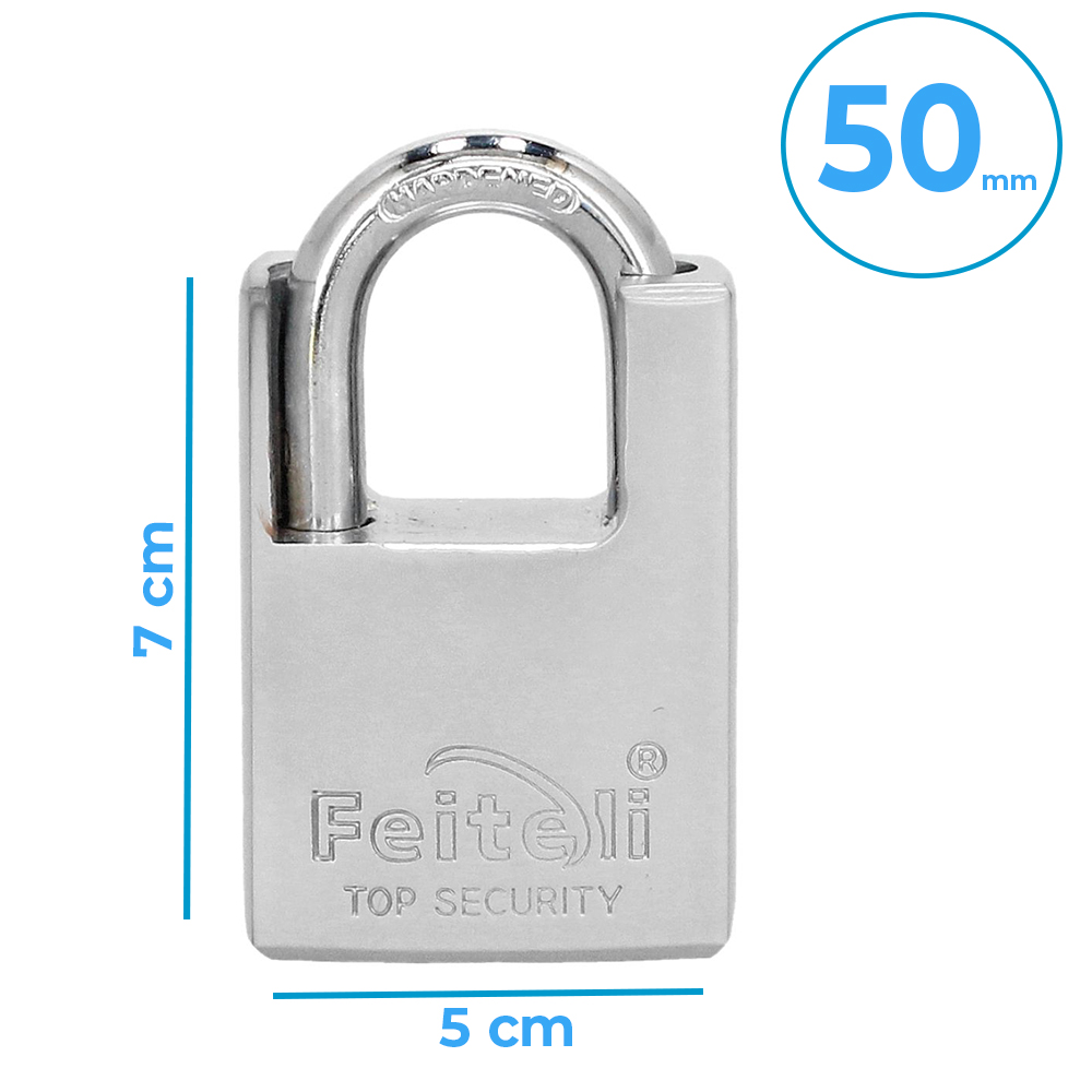 Candado de Hierro Solido Gancho Blindado 50 mm - Image 3