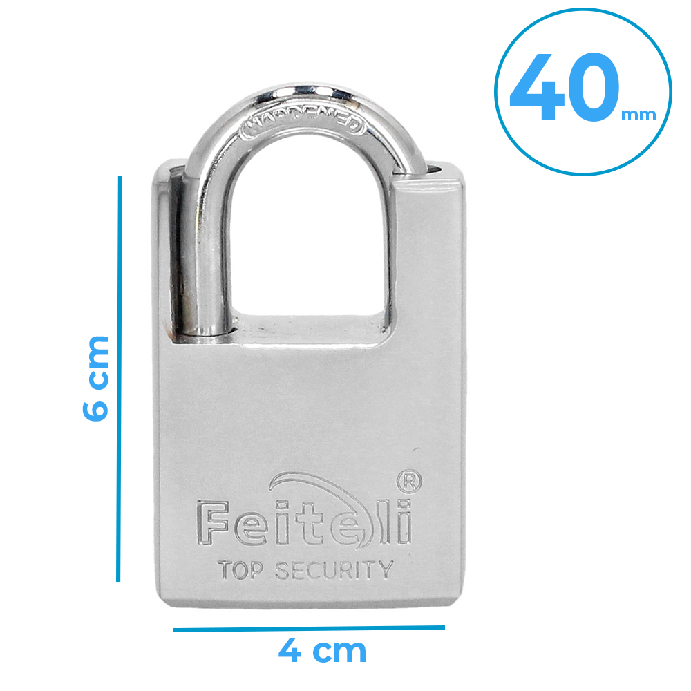 Candado de Hierro Solido Gancho Blindado 40 mm - Image 3